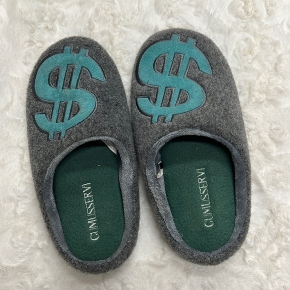 GUMUSSERVI Men’s Memory Foam Slippers‎ Slip On Money size 8